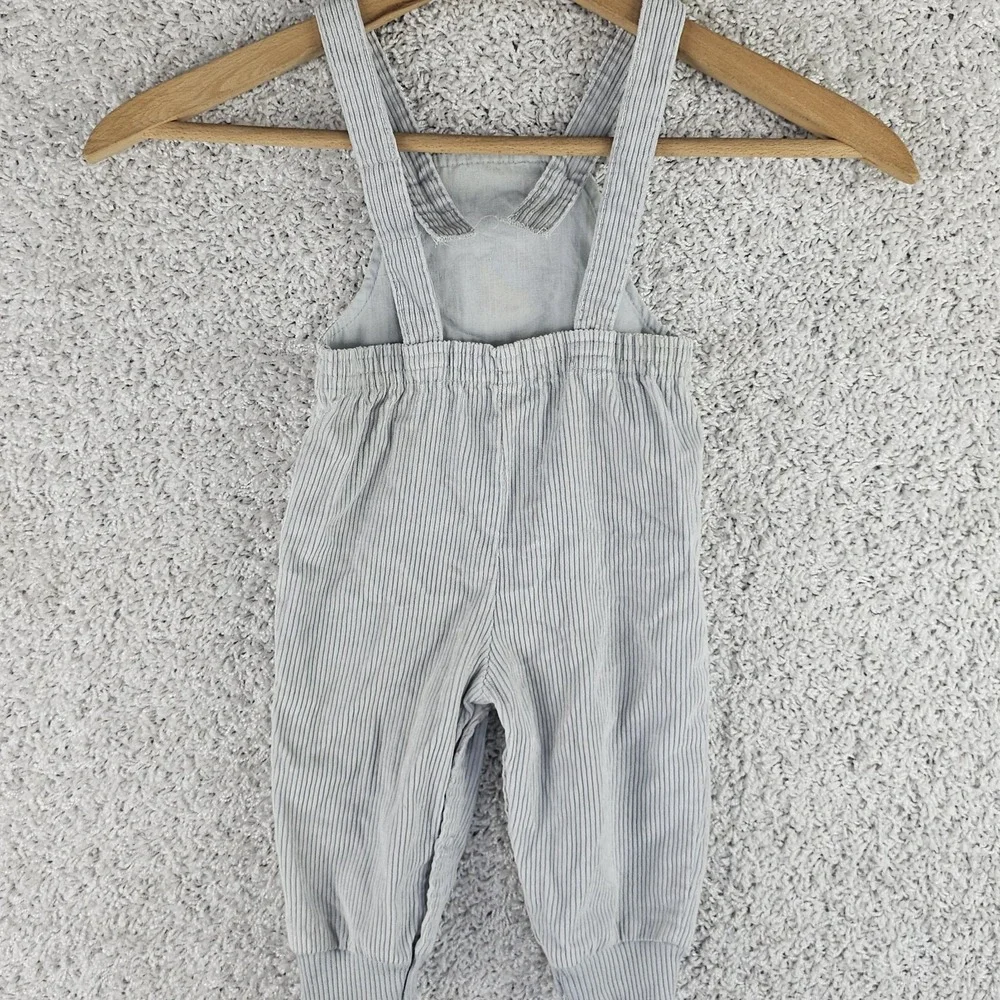 Vintage Carter's 12 Months Corduroy Polar Bear Ball Playing Overalls Made In USA